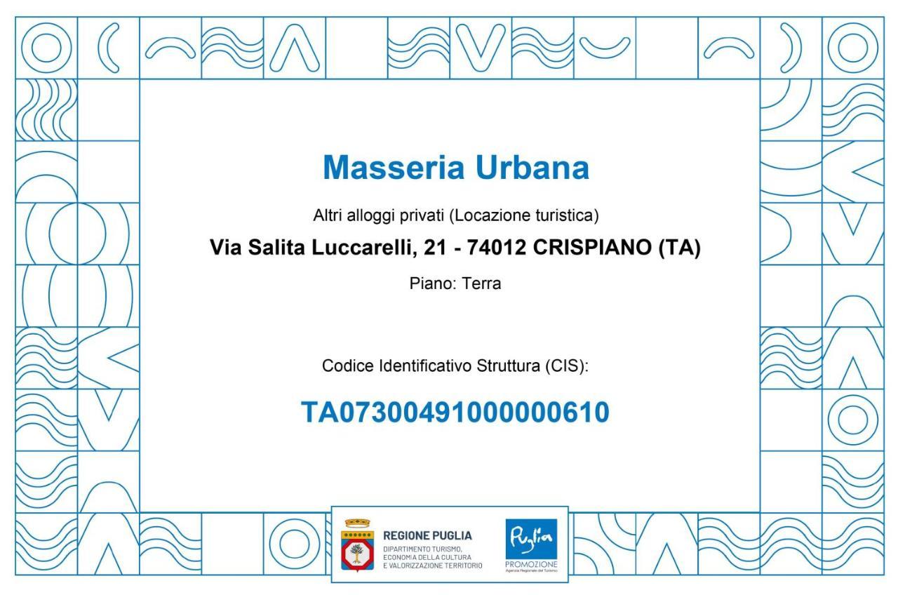 Home 21 Masseria Urbana Crispiano Exterior foto